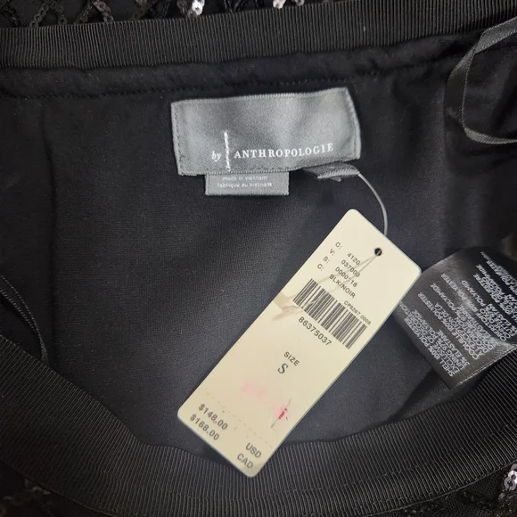 Anthropologie Sequin Netting Midi Skirt - Picture 7 of 9